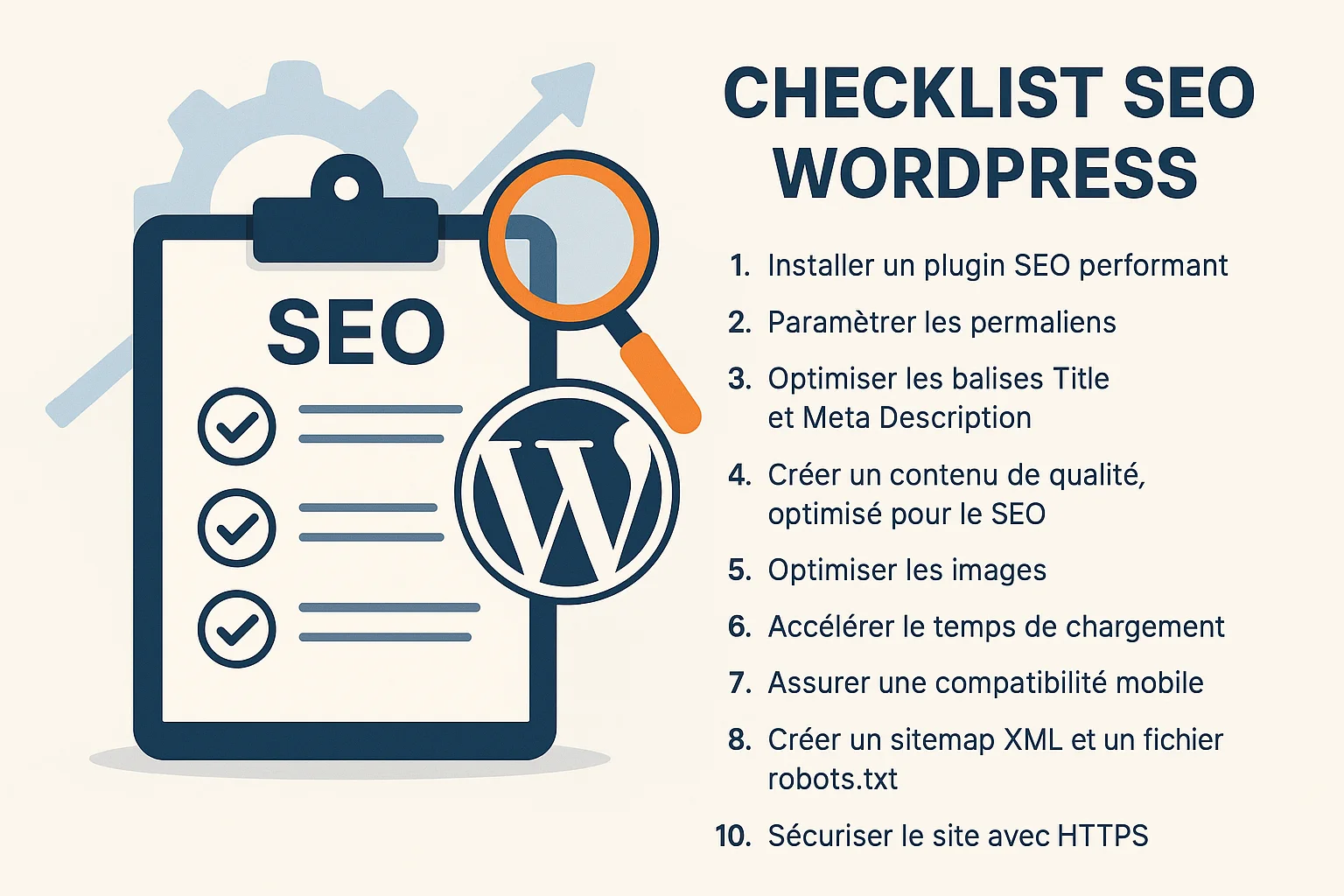 Checklist SEO WordPress : les étapes essentielles pour bien référencer son site